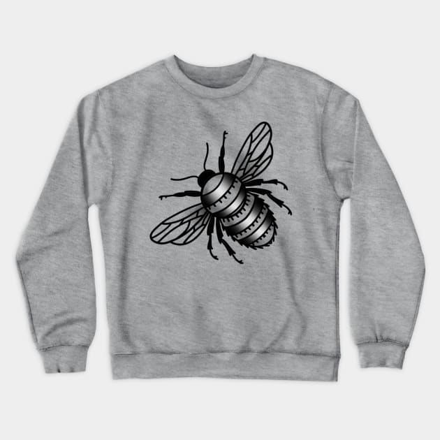 Black Bee Crewneck Sweatshirt by Jahaziel Sandoval